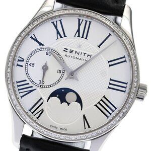 ZENITH Class Elite Ultra Thin 16.2310.692 Moon phase diamond bezel AT _826636